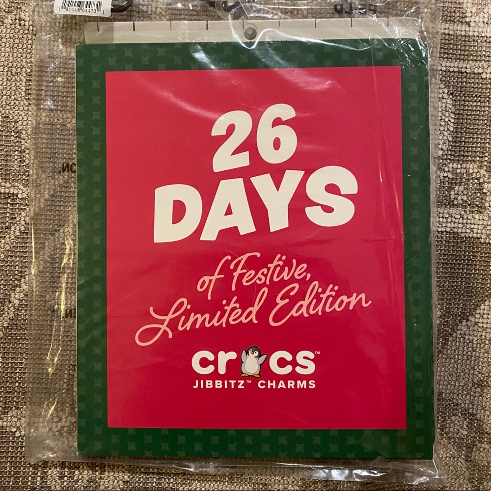 Limited edition Crocs Christmas Jibbitz.